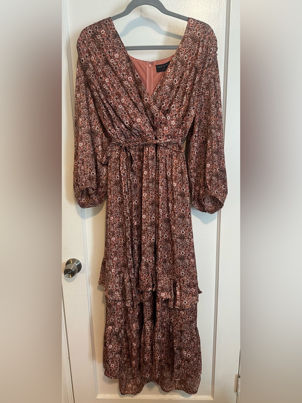 NWT Lane Bryant Boho Western Tiered Maxi Dress - Floral size 18